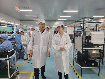 區(qū)常委、統(tǒng)戰(zhàn)部部長金濤蒞臨我司調(diào)研指導(dǎo)工作